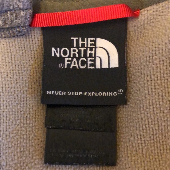 The North Face gray polyester zip front  hoodie size XL - Picture 3 of 5
